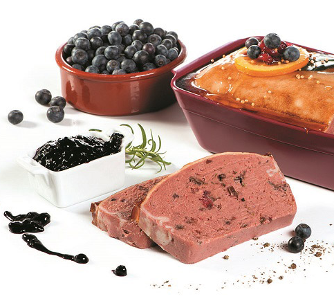 Paté met bosbessengelei